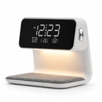Alarm Clock 3-in-1 Wireless Charging & Touch Dimmable Lamp