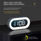 Alarm Clock 5.7-Inch LED Dimmable Night Light
