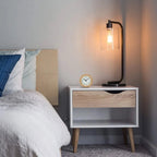 Alarm Clock Silent Movement Beech Wood Case