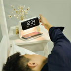 Alarm Clock Wireless Charging & Touch Dimmable Night Light