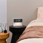Alarm Clock Wireless Charging & Touch Dimmable Night Light