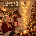 Angel Wall Decor Cascading LED Star Lights Warm White
