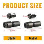 Angle Grinder Adapter Solid Metal Dual Clamps