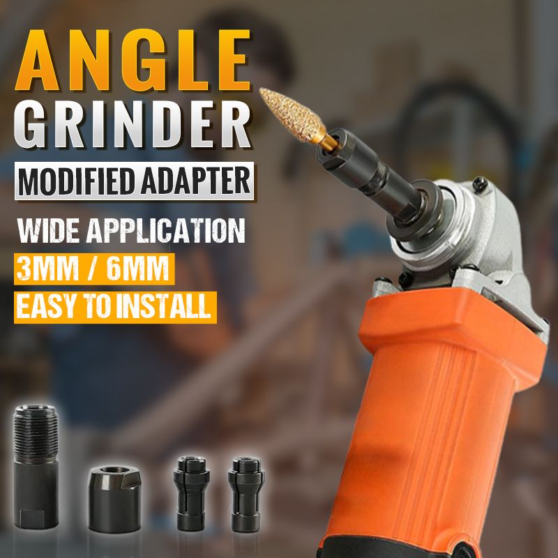 Angle Grinder Adapter Solid Metal Dual Clamps