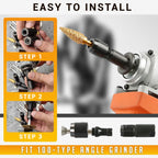 Angle Grinder Adapter Solid Metal Dual Clamps