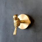 Animal Wall Hook Solid Brass Gold Finish