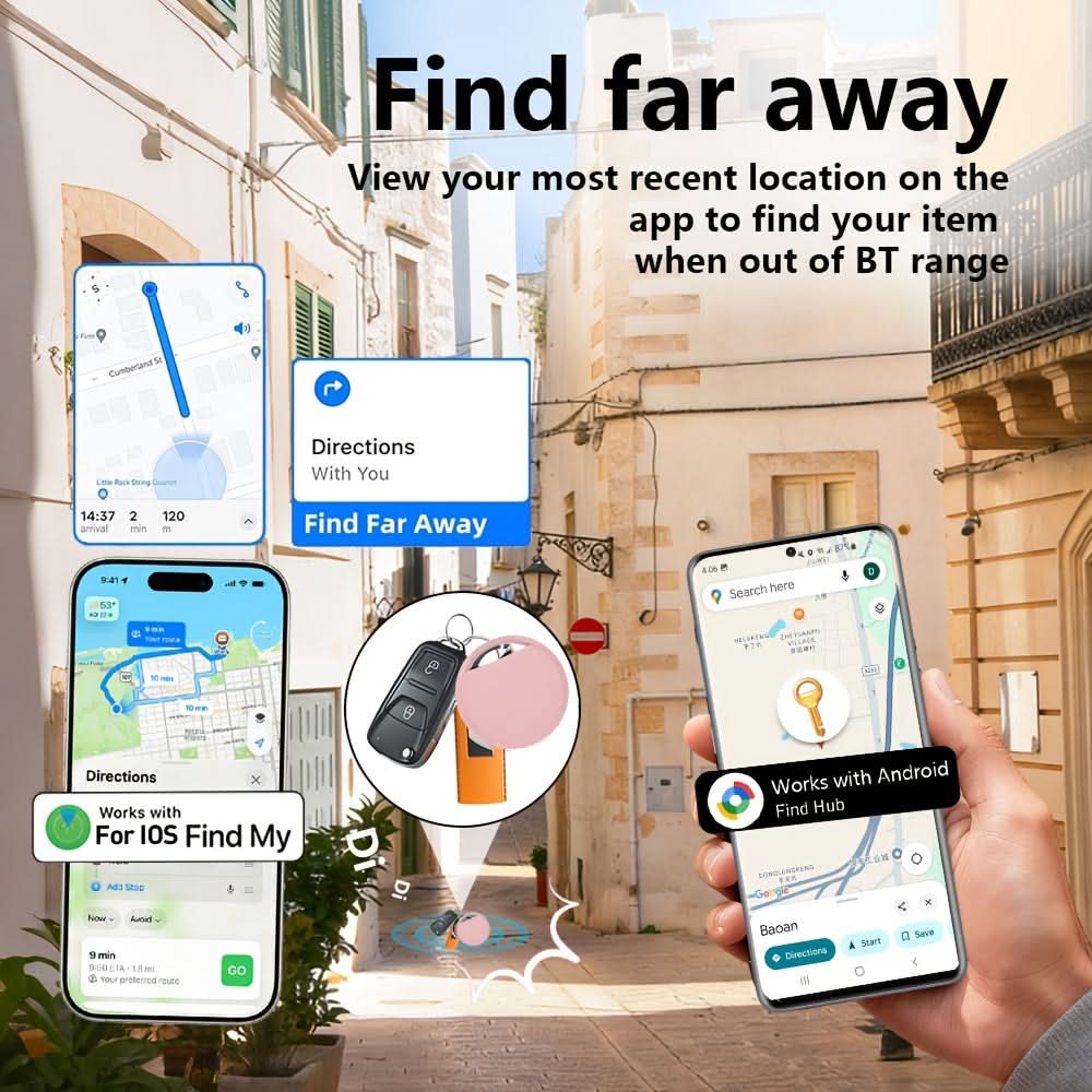Anti-Loss Tracker Dual-System iOS & Android Compact