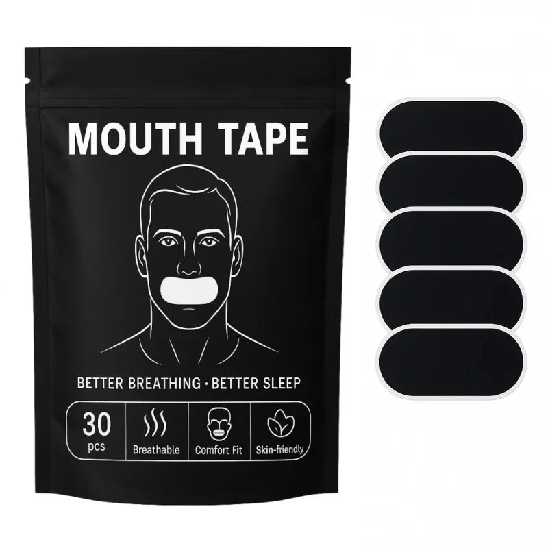Anti-Snoring Strips Breathable Textile & Gentle Adhesive 30 Count