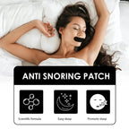 Anti-Snoring Strips Breathable Textile & Gentle Adhesive 30 Count