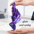 Anti-Stress Ball Silent Spiral Silicone Pocket-Sized