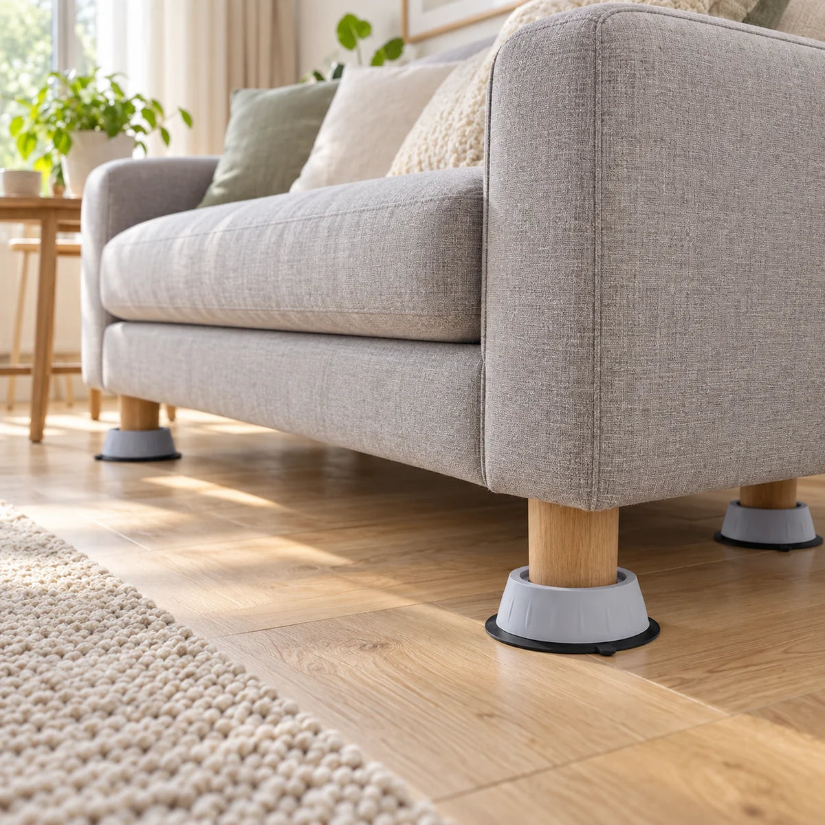 Anti-Vibration Pads Recessed Non-Slip Set of 4