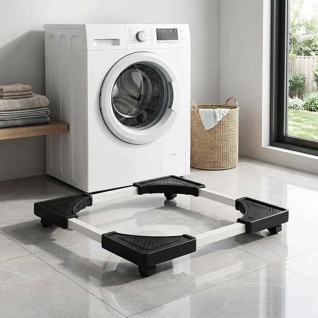 Appliance Dolly Adjustable Heavy-Duty Metal Locking Swivel Casters
