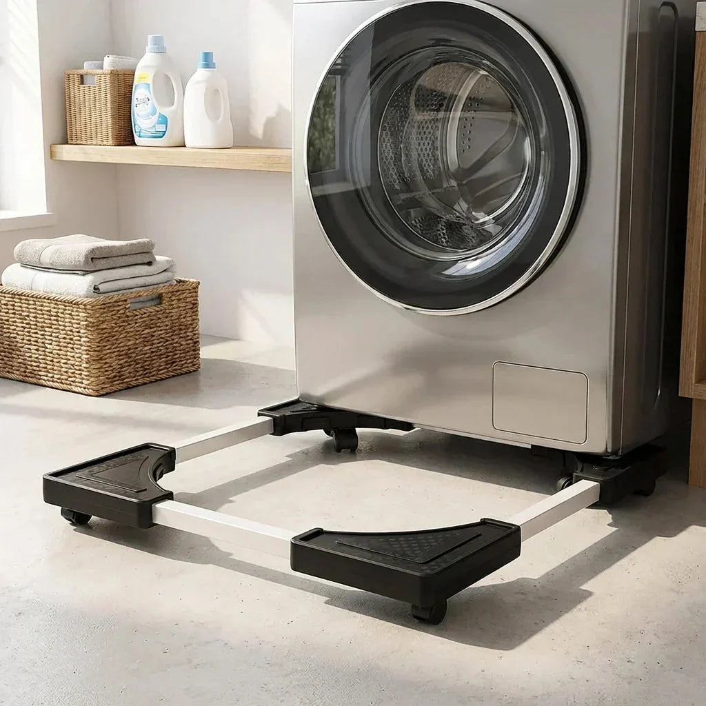 Appliance Dolly Adjustable Heavy-Duty Metal Locking Swivel Casters