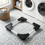 Appliance Dolly Adjustable Heavy-Duty Metal Locking Swivel Casters