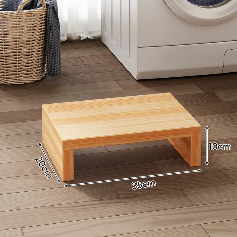 Appliance Riser Platform Solid Wood Low-Profile Design
