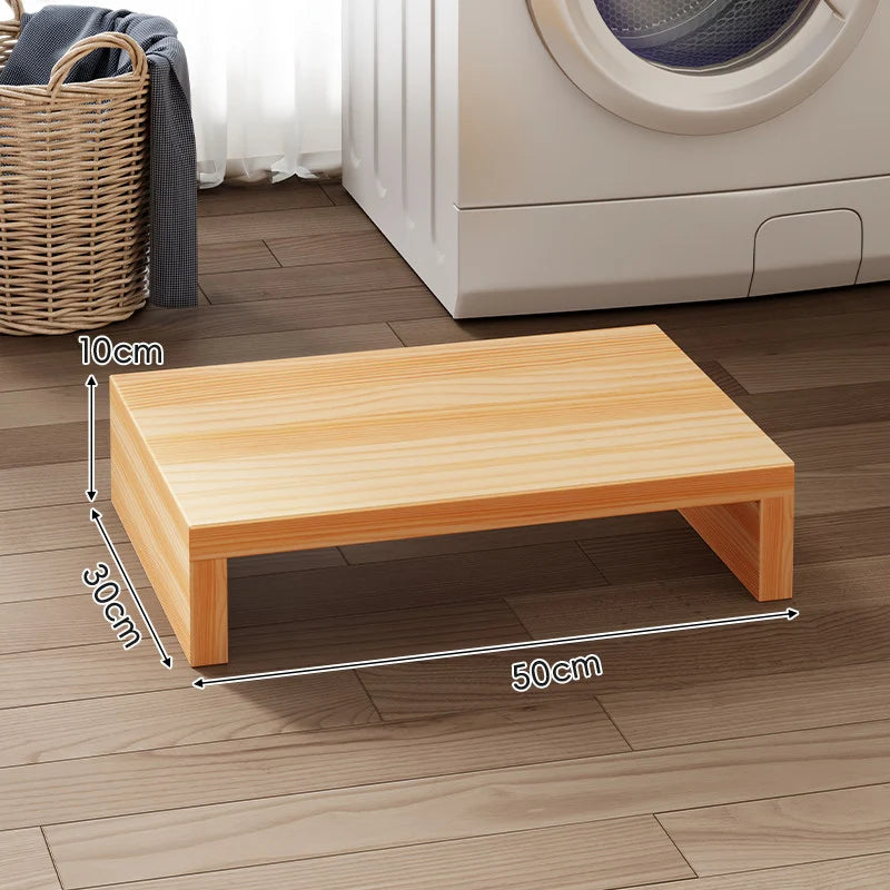 Appliance Riser Platform Solid Wood Low-Profile Design