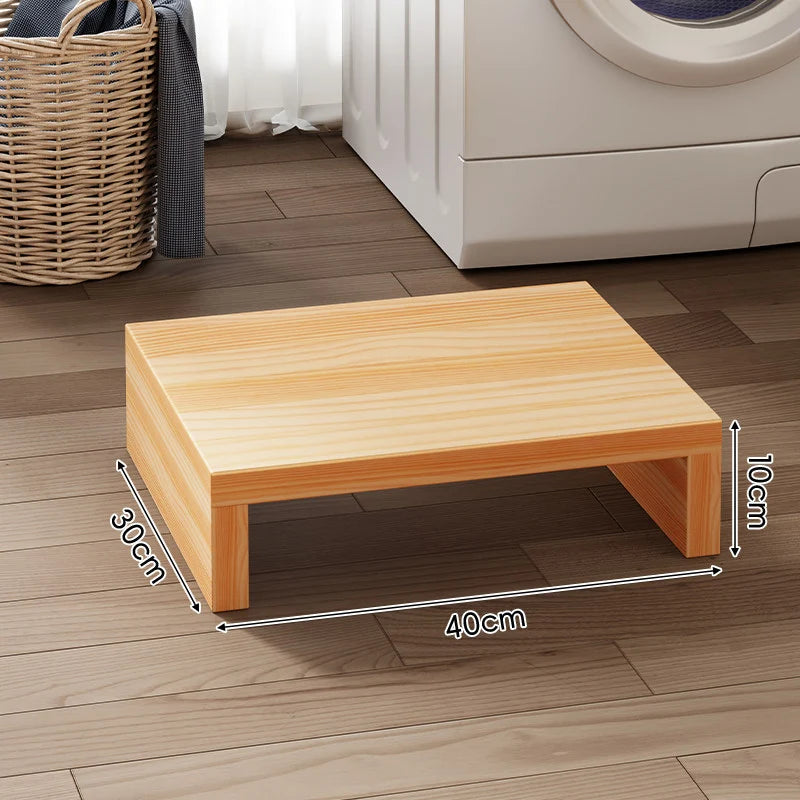 Appliance Riser Platform Solid Wood Low-Profile Design