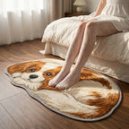 Area Rug Dog Print Soft & Easy-Clean