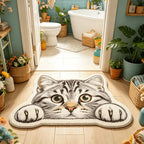 Area Rug Dog Print Soft & Easy-Clean