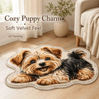 Area Rug Dog Print Soft & Easy-Clean