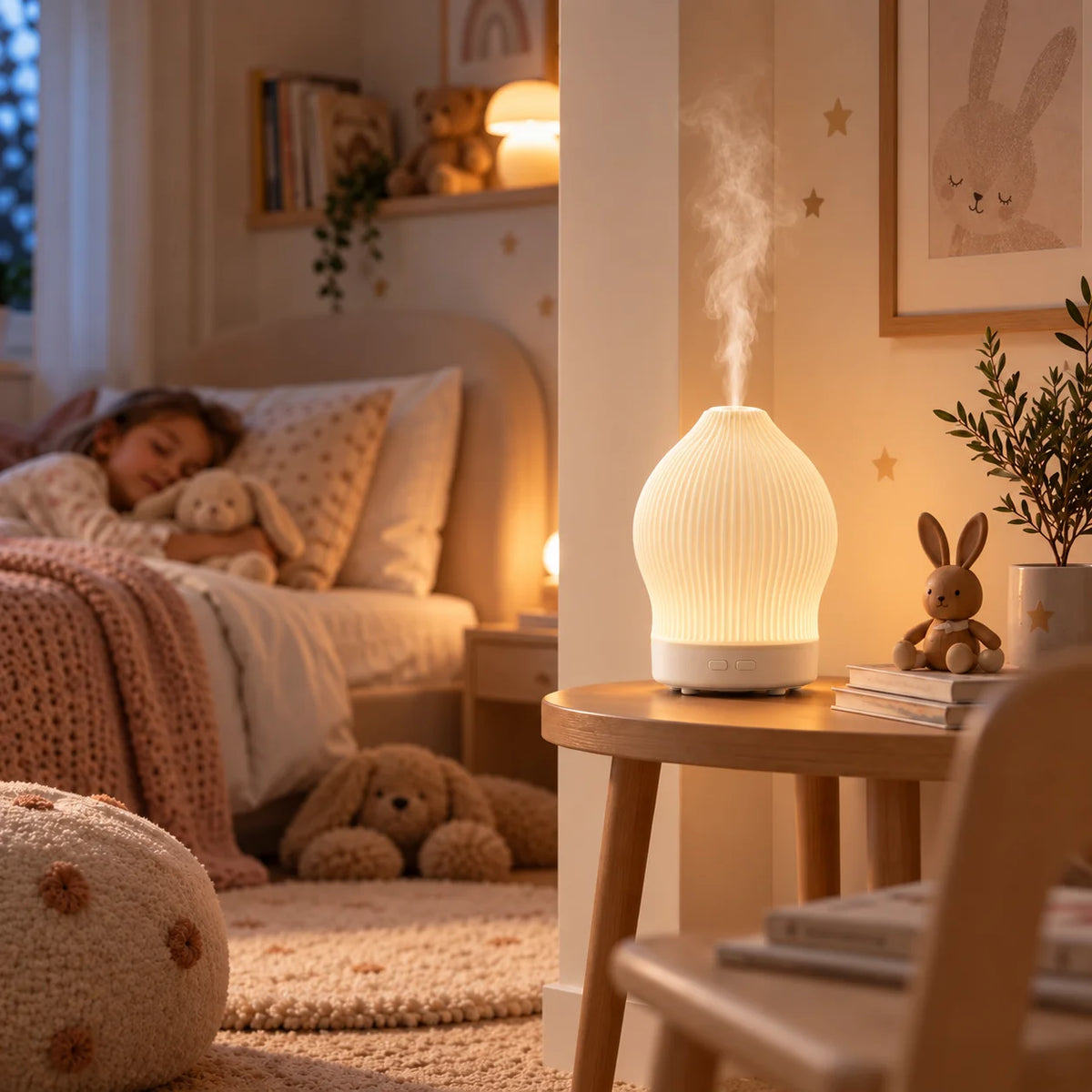 Aroma Diffuser Rose Quartz Nano Mist 200ml Tank
