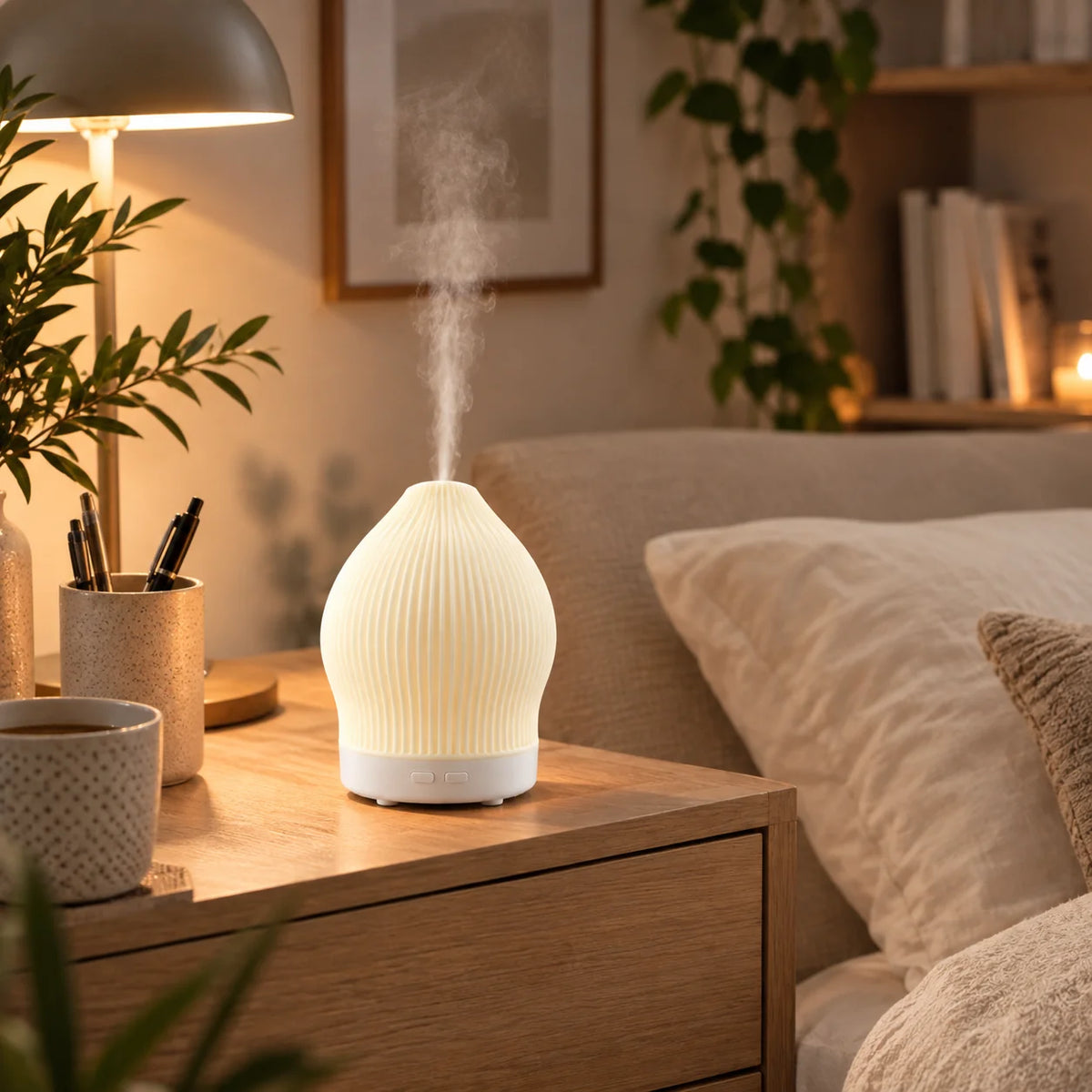 Aroma Diffuser Rose Quartz Nano Mist 200ml Tank