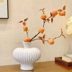 Artificial Apricot Branch Lifelike 25.6-Inch Home Decor
