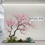 Artificial Cherry Blossom Tree Lifelike Low-Maintenance Stable Base
