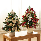 Artificial Christmas Tree Tabletop With String Lights