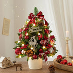 Artificial Christmas Tree Tabletop With String Lights