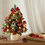 Artificial Christmas Tree Tabletop With String Lights