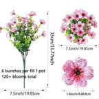 Artificial Flowers UV-Resistant & Colorfast