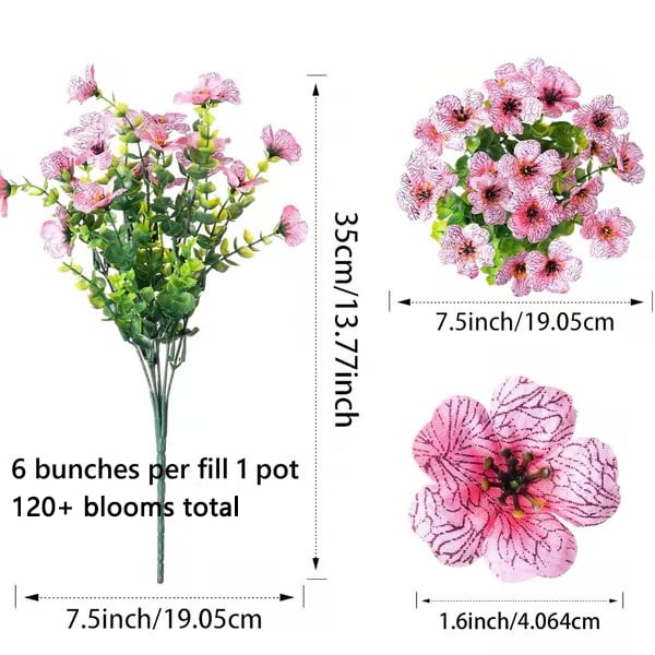 Artificial Flowers UV-Resistant & Colorfast