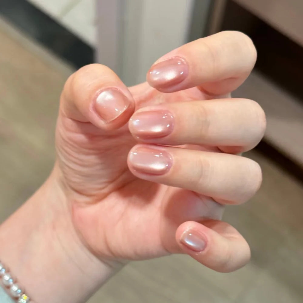 Artificial Nails Gel Glossy Cat Eye Finish
