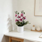 Artificial Orchid Bouquet Realistic Low-Maintenance Decor