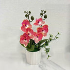 Artificial Orchid Bouquet Realistic Low-Maintenance Decor