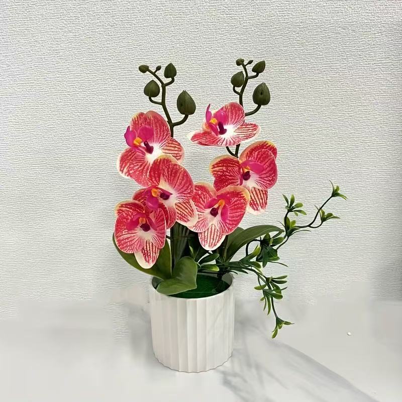 Artificial Orchid Bouquet Realistic Low-Maintenance Decor