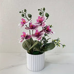 Artificial Orchid Bouquet Realistic Low-Maintenance Decor