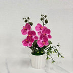 Artificial Orchid Bouquet Realistic Low-Maintenance Decor