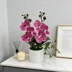 Artificial Orchid Bouquet Realistic Low-Maintenance Decor