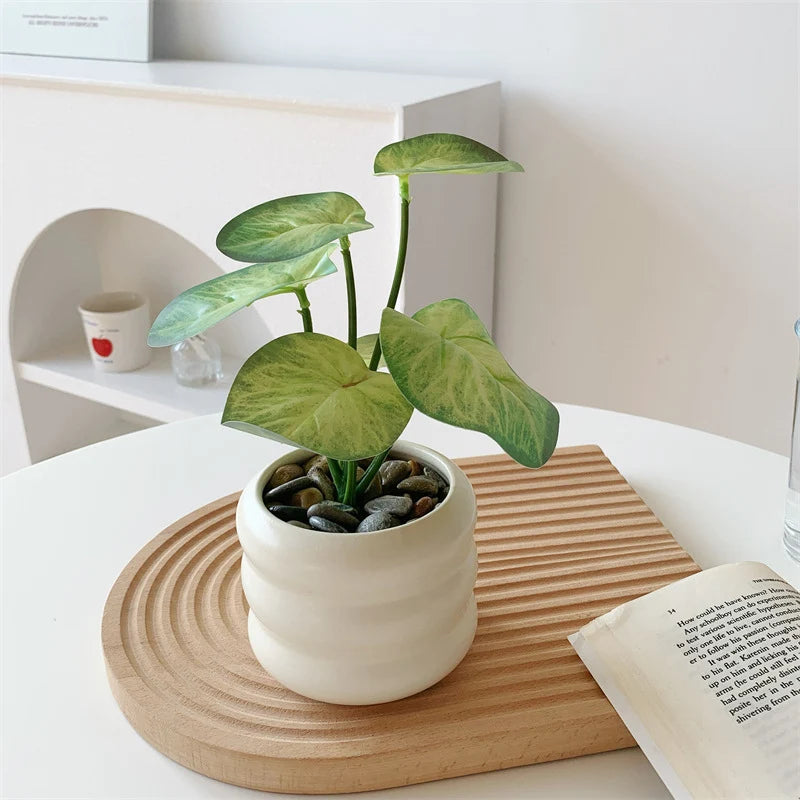Artificial Potted Plant Realistic Low-Maintenance Decor