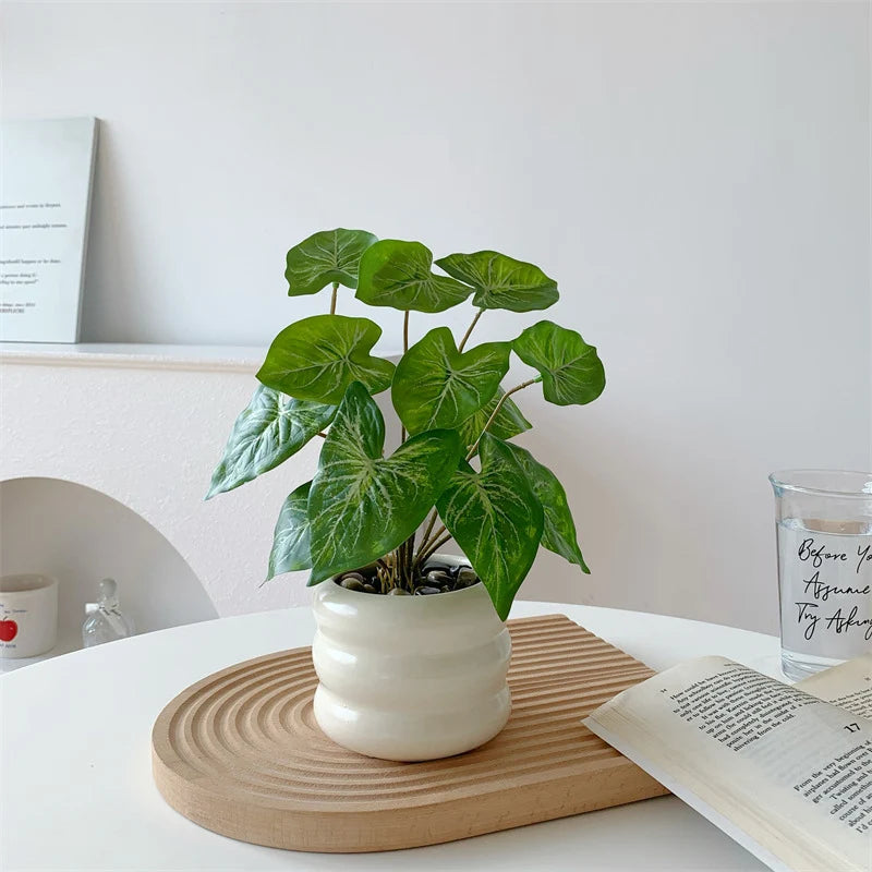 Artificial Potted Plant Realistic Low-Maintenance Decor