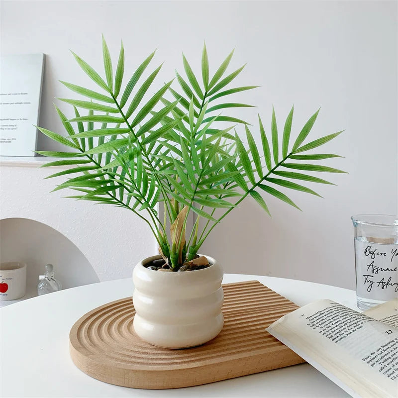 Artificial Potted Plant Realistic Low-Maintenance Decor