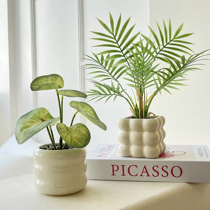 Artificial Potted Plant Realistic Low-Maintenance Decor