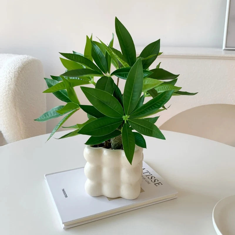Artificial Potted Plant Realistic Low-Maintenance Decor