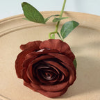 Artificial Rose Stem Realistic Silk Low-Maintenance Decor
