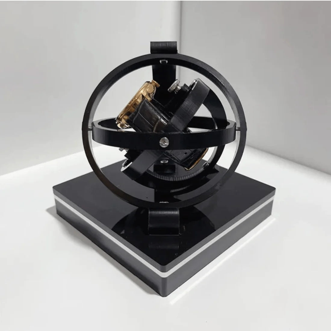 Automatic Watch Winder Quiet Motor Wooden Display Case