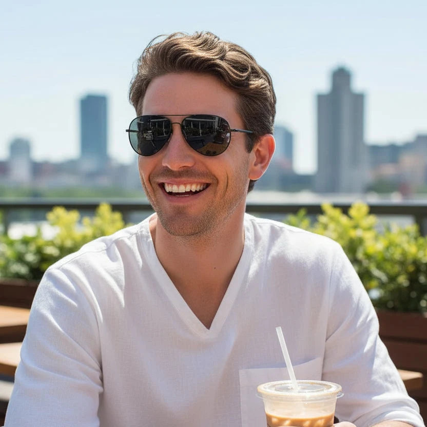 Aviator Sunglasses Lightweight & Comfortable UV Protection