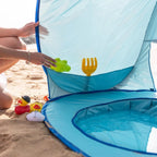 Baby Beach Tent Pop-Up UPF 50 Integrated Paddling Pool