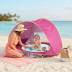 Baby Beach Tent Pop-Up UPF 50 Integrated Paddling Pool